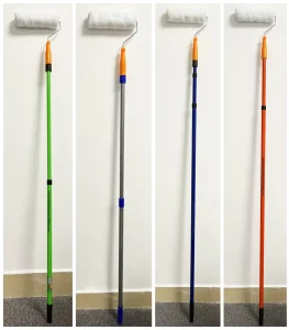 Telescopic Stick with Ceiling Brush Durable Metal Design Cleaning Tool Telescopic Handle for Cleaning