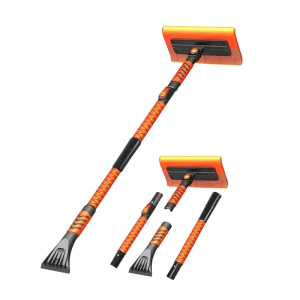 Telescopic Three In One Sponge Push Plate Winter Snow Brush Snow Broom