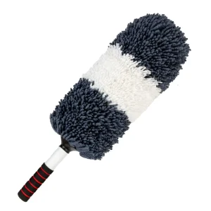 Telescoping Brush for Car Wash Grey Dust Mop Cleaning Tyre Wax Duster and Drying Tool