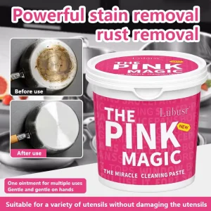 The Pink Stuff Cleaning Paste Pot Bottom Black Dirt Household Kitchen Stain Rust Removal Detergent