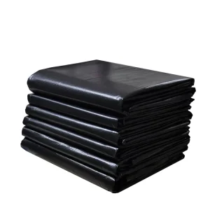 Thick Black PE Recyclable Garbage Bags for Commercial Use Extra Large Catering and Property Management Trash Bags