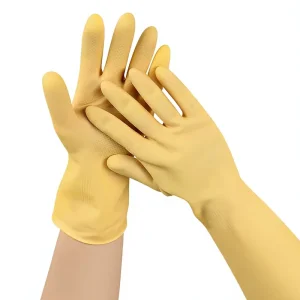Thick Latex Gloves for Household Kitchen Cleaning Thickened Oil Resistant Non Slip Hand and Labor Protection