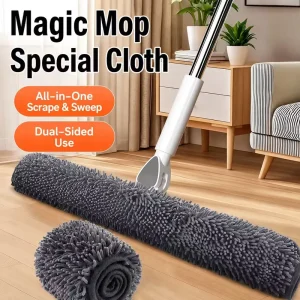 Thick Microfiber Plastic Magic Broom Cover Water Squeegee Durable Eco Friendly Mop Sleeve Household Floor Cleaning Accessories