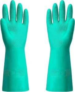 Thick Nitrile Gloves Chemical Resistant Gloves for Cleaning Resist Household Acid Alkali and Oil