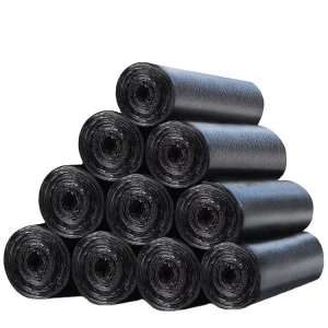 Thickened Garbage Bag Flat Mouth Lifting Bag Black Disposable Plastic Bag