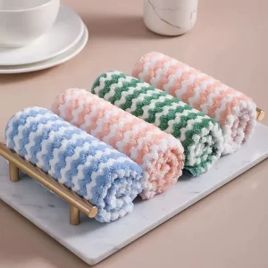 Thickened Household Duster Cleaning Cloth Soft Absorbent Water Kitchen Rag Dish Wiping Cleaning Cloth