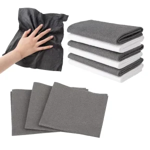 Thickened Magic Microfiber Cloth for Glass Car Window and Mirror Kitchen Use No Water Marks Leaves No Lint