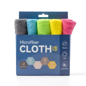 Thickened Microfiber Cloth for Kitchen and Car Cleaning Absorbent Scouring Towel for Dishwashing and Table Wiping