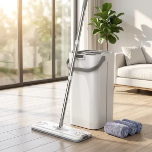 Thickened Mop With New Easy Clean Feature for Large Homes