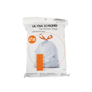 Thickened Scented PE Drawstring Trash Bags Smell Proof Disposable Garbage Bags for Kitchen Household Use