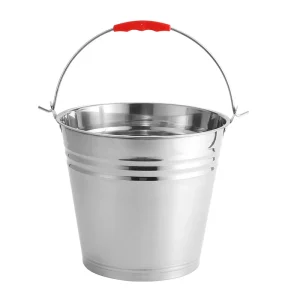 Thickened Stainless Steel Storage Bucket Portable Handheld Bucket for Home Party Wedding Indoor