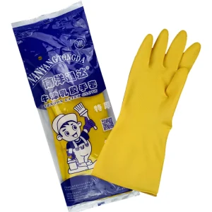 Thickened Waterproof Household Dishwashing Rubber Gloves Industrial Latex Durable Safety Gloves