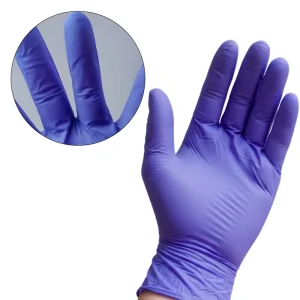 Thickened Wear Resistant Safety Gloves Disposable Nitrile Gloves Portable for Household Kitchen Industrial Laboratory