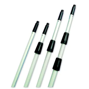 Threaded Aluminum Telescoping Pole Adjustable Window Cleaning Tool Extension Handle Cleaning Accessory Telescopic Rod