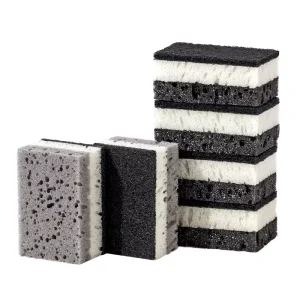 Three Layers 9*6*4cm High Foam Scouring Pad Dishwashing Kitchen Cleaning Sponges Soft Multifunction Durable Scrub Sponge