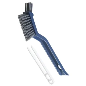 Three in One Plastic Bathroom Cleaning Brush Hard Bristled Crevice Floor Cleaner