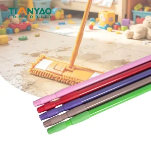 Tianyao TY PT22 Lightweight Durable Iron Flat Mop Adjustable Length Telescopic Handle for One Wipe Dust Removal Classic Style