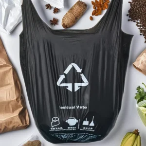 Tight Puncture Resistance Heavy Duty Thick Durable Leak Proof Biodegradable PLA Gravure Printed Garbage Bags for Holding Dirty
