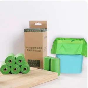 Timiperous Biodegradable PBAT Compost Bags 2.6 Gallon Extra Thick for Kitchen Countertop Bin Household Products Customizable