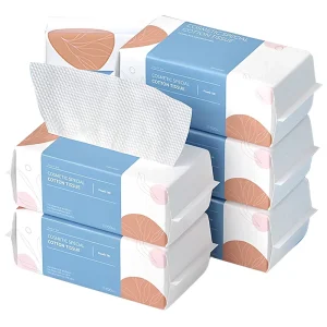 Tissue Private Label Dry Towel Wipes Cleansing Makeup Remover Water Absorbent Disposable Face Towel