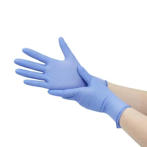 Titanfine Large Powder Free 4 Mil Textured Fingertips Tear Resistant Silicone Free Abrasion Resistant Disposable Gloves
