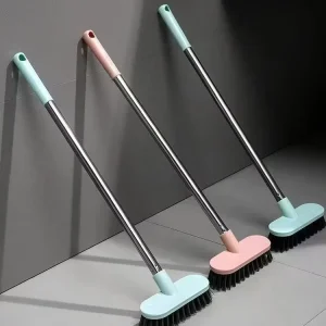 Toilet Bathroom Floor Cleaning Brush with Long Handle for Tiles Scrubber