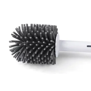 Toilet Brush and Holder Set TPR Toilet Bowl Cleaner Brush for Bathroom Cleaning