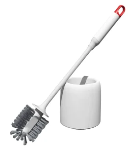 Toilet Brush with Holder Set Hang able Plastic Space SavingToilet Cleaning Tool Household Cleaning Product for Bathroom