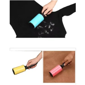Tools for Pet Cloth Lint Roller Reusable Washable Lint Roller Sticky Silicone Dust Wiper Pet Hair Remover Cleaning Brush