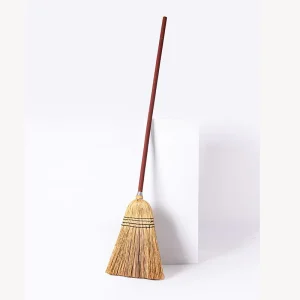 Traditional Natural Straw Dusting Broom Brush for Outdoor Garden Home Floor Clean
