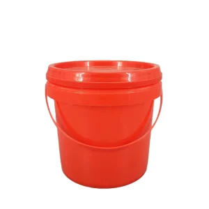 Transparent Plastic Bucket with Lid
