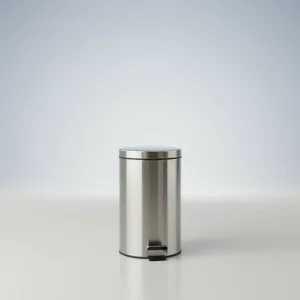 Trash Can Pedal Bin Stainless Steel Garbage Waste Bin with Inner Bucket