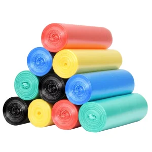 Trash Pouch Kitchen Storage Garbage Bags Portable Garbage Bag PE Thickening Cleaning Household Disposable Printing