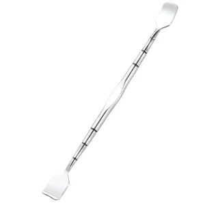Twin Ended Stainless Steel Face Shovel Manual Blackhead Remover Tool for Deep Facial Pore Cleaning Exfoliation