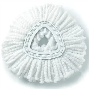 Twist Handle Floor Mop Head Durable Microfibre Fabric Replacement Optimal Cleaning Multi functional Triangular Thickened