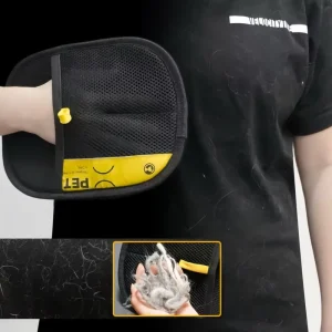 Two Way Brush Static Dust Hair Removal Gloves, Household Tool for Sofa, Clothing, Pet Hair Removal, Lint Roller