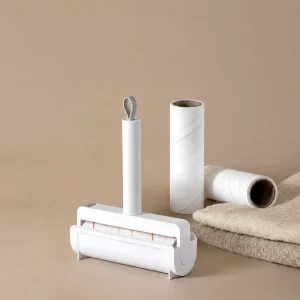U-Handle Lint Roller Extra Sticky Tearable Sheets Portable Lint Remover Brush for Clothes Furniture Pet Hair
