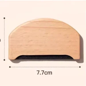 Ultimate Cashmere Comb Brush Lint Rollers Manual Lint Remover Wooden Handle Stainless Steel for All Garments Reusable Easy Use
