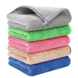 Ultra Fine Fiber Home Cleaning Cloth Double Sided Long and Short Plush Cleaning Cloth Kitchen Cleaning Cloth