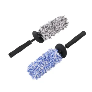 Ultra Fine Fiber Long Handle Durable Plastic Tire Cleaning Brush for Eco Friendly Car Use