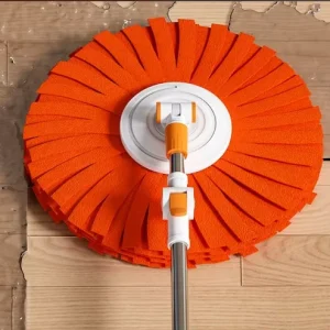 Ultra Fine Fiber Replaceable Mop Pad Washable Pen Core Circular Absorbent Mop Cloth Home Cleaning Accessories Removable Mop Head