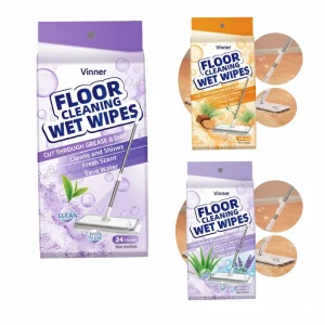 Ultra Soft Disposable Floor Wet Wipes Customized Pure Water Disinfecting Tissues for Multi Surface Household Cleaning Factory