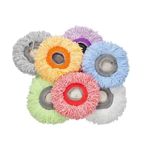 Ultra-fine Microfiber Rotating Mop Head Accessories Universal Replacement Set