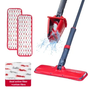 UltraMax Mops With 2 Replacement Refills, High Quality 360 Swivel Mops Mop and Bucket Set Turbo for Home Floor Cleaning