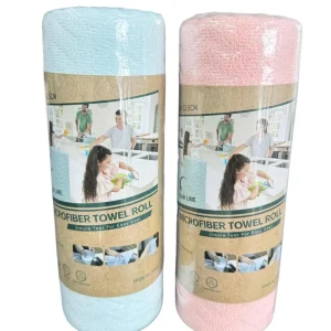 Ultrasonic Cutting Cleaning Cloths Wavy Towel Rolls