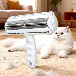 Umico Custom Logo ABS Polyester Pet Grooming Brush Carpet Bed Sofa Reusable Self Cleaning Cat Lint Roller