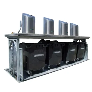 Underground Containers System Trash Bin Lift Underground Waste Storage System Waste Management Garden Bin Collection