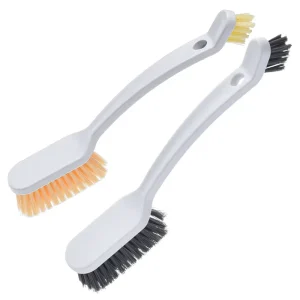 Unique Design Sink Pan Multi Brush Purpose Double Brush Corner Easy Cleaning Tool Brush Heat Resistant Pot Brush