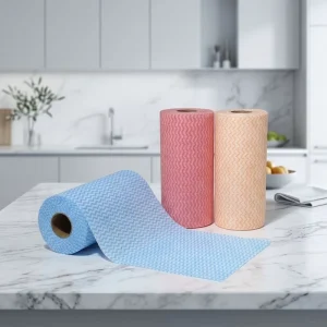 Unique Products to Sell Online Viscose Blue Nonwoven Kitchen Cloth German Dish Cleaning Pano Multiuso Pack of Blue Cloths