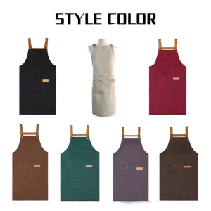 Unisex Adjustable Nail Technician Apron Customizable with Logo Suitable for Restaurants Cafes Bars and Salons Waterproof